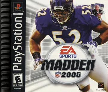 Madden NFL 2005 (US) box cover front